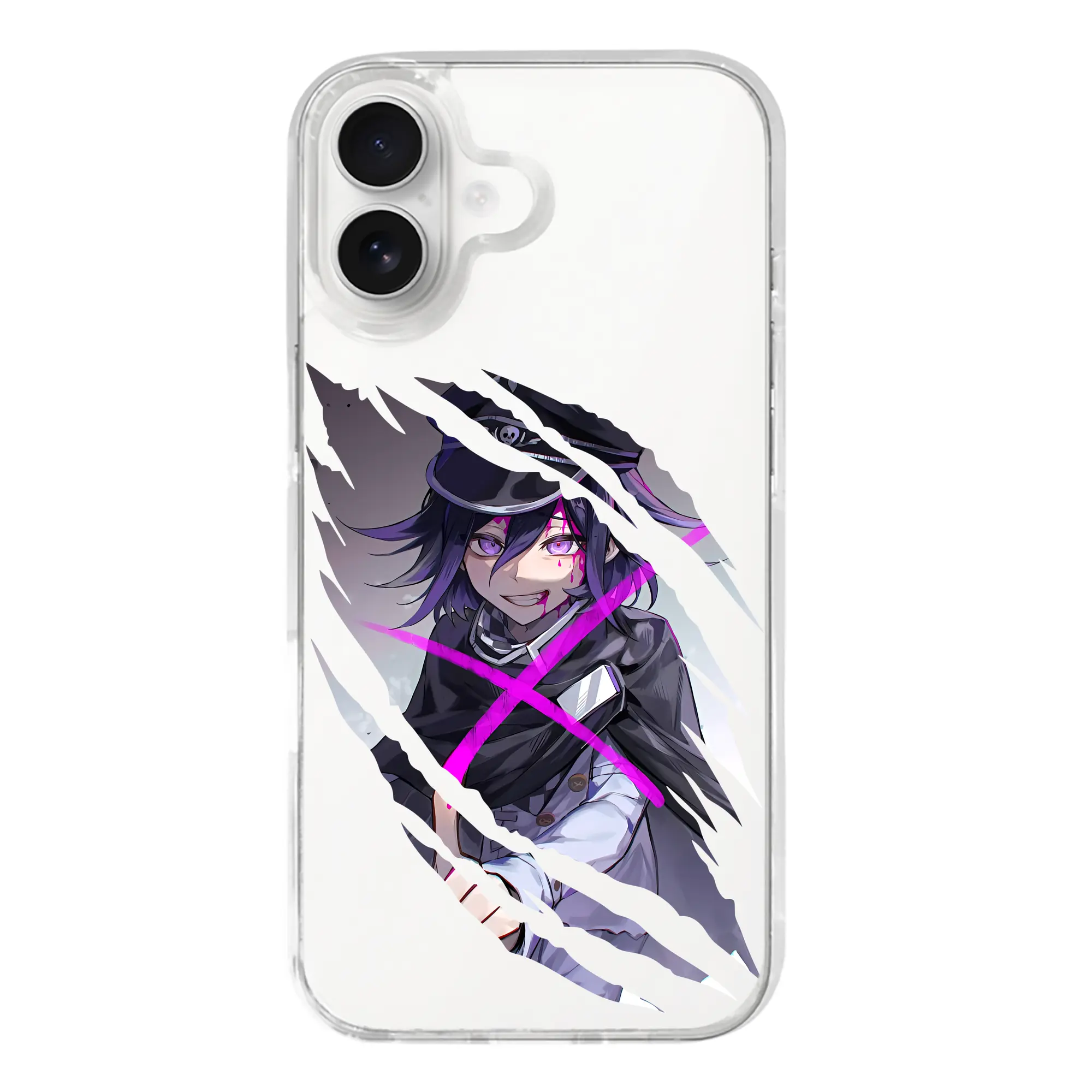 ダンガンロンパ グッズ,王馬小吉 - iPhone 17シリーズ 透明スマホケース – 薄型・耐衝撃・精密フィット保護カバー